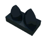 Plate 1 x 2 Special with Two Vertical Teeth