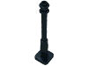 Набор LEGO Lamp Post 2 x 2 x 7 with 6 Base Flutes, Черный