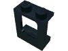Набор LEGO Window 1 x 2 x 2 Plane, Черный