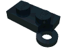 Набор LEGO Hinge Plate 1 x 4 Swivel Base, Черный