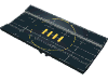 Набор LEGO Hinge Panel 6 x 3 with Yellow Radar Print, Черный