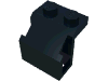 Набор LEGO Plate Special 1 x 2 with Steam Engine Cylinder, Flat Surfaces, Черный