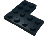 Набор LEGO Plate 4 x 4 Corner, Черный