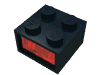 Electric Lightbrick  2 x  2 Type 2 12V with Red Diffusor