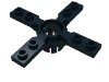 Набор LEGO Technic Propeller 4 Blade 7 Stud Diameter with Square Ends, Черный