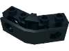 Набор LEGO Technic Brick 1 x 2 - 1 x 2 Angled with Bumper Holder [Closed Front], Черный