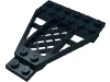Набор LEGO Wedge Plate 8 x 6 x 2/3 with Grille, Черный