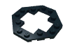 Набор LEGO Plate Special 6 x 6 Octagonal with Open Center, Черный