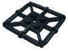Набор LEGO Plate Special 2 x 2 with Bar Frame Square, Черный