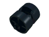 Набор LEGO Wheel Centre Wide with Stub Axles [Tricycle], Черный