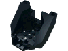 Набор LEGO Cockpit 6 x 6 x 3 1/3 Octagonal Canopy Base, Черный