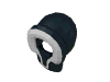 Набор LEGO Minifig Hood Fur-lined with White Fur Trim Print, Черный