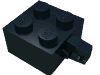 Набор LEGO Hinge Brick 2 x 2 Locking with 1 Finger Vertical [No Axle Hole], Черный