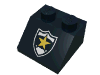 Набор LEGO Slope 45В° 2 x 2 with Police Yellow Star Badge Print, Черный