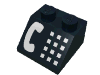 Набор LEGO Slope 45В° 2 x 2 with White Phone Print, Черный