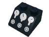 Набор LEGO Slope 45В° 2 x 2 with 3 Gauges and 3 Knobs Print, Черный
