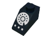 Набор LEGO Slope Brick 45 2 x 1 with White Rotary Dial Print, Черный