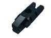 Набор LEGO Hinge Cylinder 1 x 3 Locking with 1 Finger and 2 Fingers On Ends, with Hole, Черный