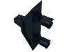 Набор LEGO Technic Connector  3 x  1 x  4 with Two Pins and Click Hinge, Черный