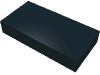 Набор LEGO Tile 1 x 2 [Undetermined Type], Черный