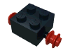 Набор LEGO Brick 2 x 2 [Red Wheels for Single Tyre], Черный