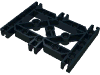 Набор LEGO Znap Grid 9 x 7, 15 Holes, Черный