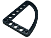 Набор LEGO Technic Beam 5 x 7 L-Shape with Quarter Ellipse Thin, Черный