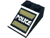 Набор LEGO Slope 33В° 3 x 2 with Space Police I Print, Черный