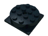 Набор LEGO Turntable 4 x 4 Square Base with Top, Complete Assembly, Черный