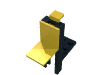 Набор LEGO Vehicle, Forklift 2 x 2 Plate and Yellow Fork (Complete Assembly), Черный