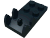 Набор LEGO Hinge Plate 2 x 4 - Female (Digger Bucket Holder), Черный