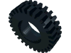 Набор LEGO Tyre 24 x 43 Technic, Черный