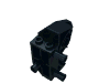Набор LEGO Dinosaur Body Quarter with Pins, Черный