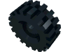 Набор LEGO Tyre Offset Tread Medium, Черный