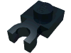 Набор LEGO Plate Special 1 x 1 with Clip Vertical [Thick U Clip], Черный