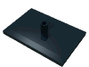 Набор LEGO Tile Special 6 x 4 with Beveled Edges and 7mm Pin (Train Bogie Plate), Черный