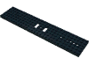 Набор LEGO Train Base 6 x 28 with Two 1 x 2 Cutouts [10 Round Holes Each End and 1 Round Hole at Center], Черный