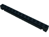 Набор LEGO Brick Special 1 x 14 Grooved, Черный