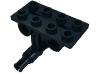 Набор LEGO Plate, Modified 2 x 4 Thin with Bottom Struts to Pins, Черный