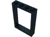 Набор LEGO Window 1 x 4 x 5 with Fixed Glass, Черный