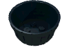 Набор LEGO Container, Barrel Half Large, Черный