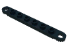 Набор LEGO Technic, Plate 1 x 8 with Toothed Ends, Черный