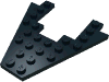 Набор LEGO Wedge, Plate 8 x 8 with 4 x 4 Cutout, Черный