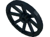 Набор LEGO Wheel Wagon Large (33mm D.), hole type undetermined, Черный
