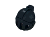 Набор LEGO Minifigure Tournament Helmet [Fixed Grill, Plume Hole], Черный