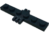 Набор LEGO Hinge Plate 1 x 6 with 2 and 3 Fingers On Sides, Черный