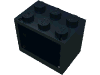 Набор LEGO Cupboard 2 x 3 x 2 with Solid Studs, Черный