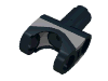 Набор LEGO Technic Axle Connector 2 x 3 with Ball Socket and Axle Socket with Light Bluish Gray Rubber Insert, Черный