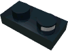 Набор LEGO Electric Plate 1 x 2 with Contacts, Черный