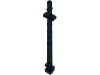 Набор LEGO Boat Mast 2 x 2 x 20 with Holes [Undetermined Type], Черный
